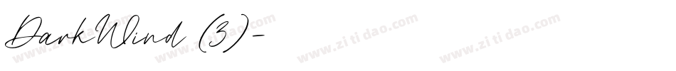 DarkWind (3)字体转换